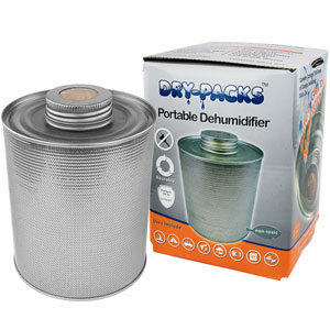 Dry-Packs 750 Gram Silica Gel Canister Dehumidifier - Moisture Indicating